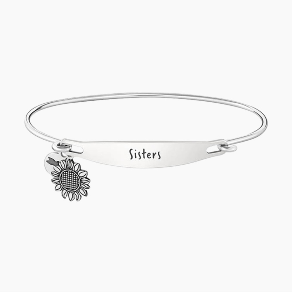 Chamilia Sisters Spoken ID Bangle in Silver